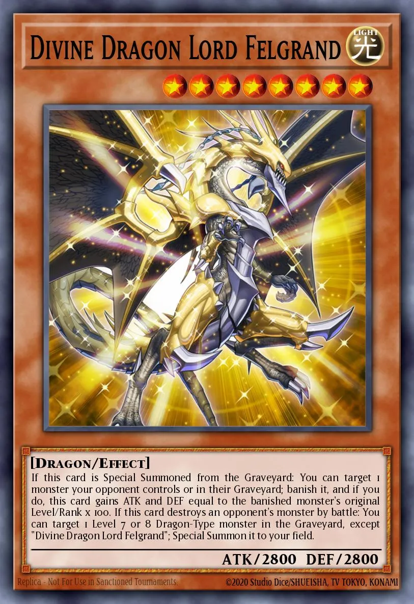 Divine Dragon Lord Felgrand · Rise of the True Dragons Structure Deck 60681103/41