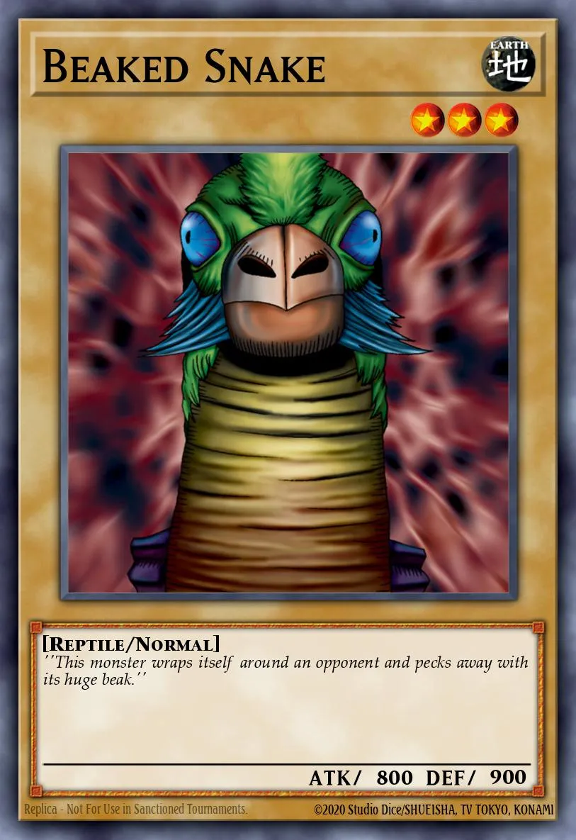 Beaked Snake · Yu-Gi-Oh (No Set) 6103114