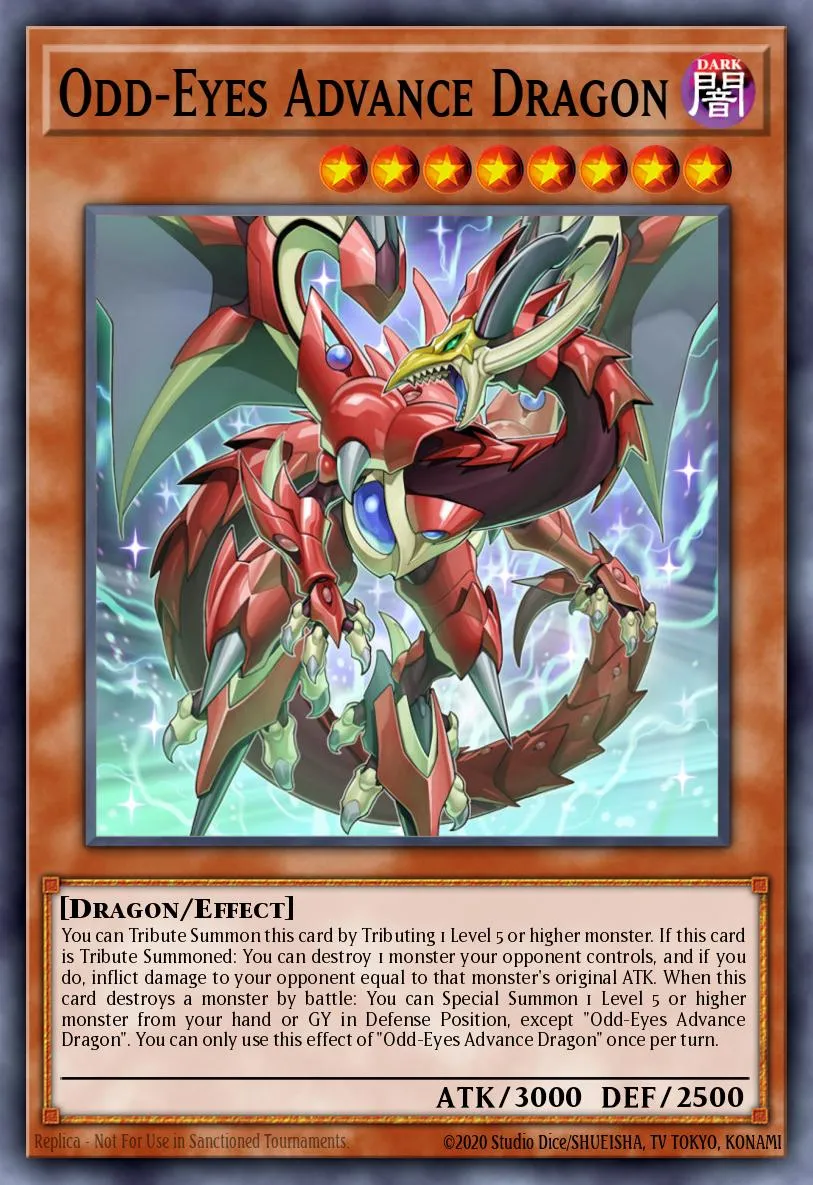 Odd-Eyes Advance Dragon · Duel Power 61391302/106