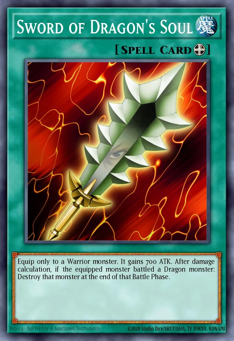 Sword of Dragon's Soul · Yu-Gi-Oh! Power of Chaos: Joey the Passion promotional cards 61405855/3