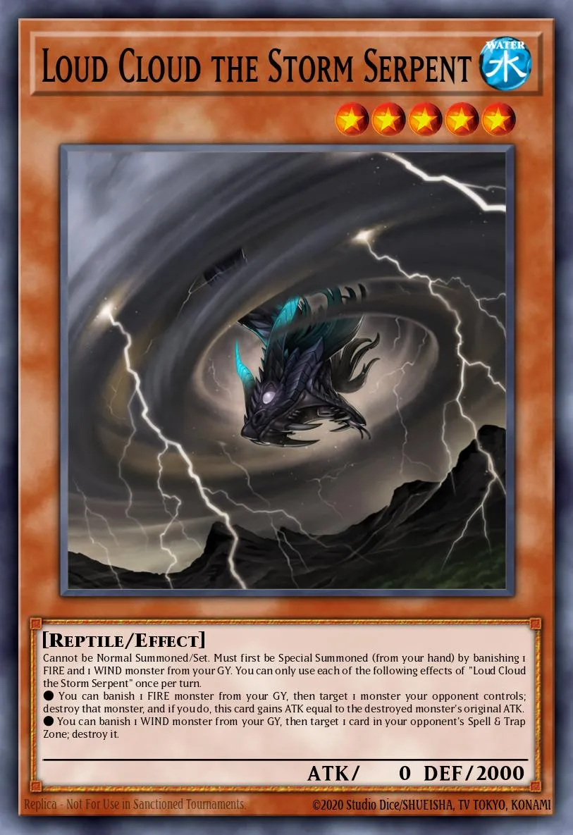 Loud Cloud the Storm Serpent · Dark Neostorm Special Edition 61465001/4