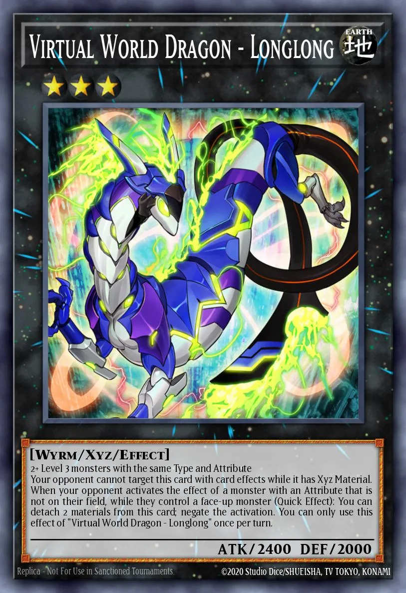 Virtual World Dragon - Longlong · Phantom Rage Premiere! promotional card 61641818/1
