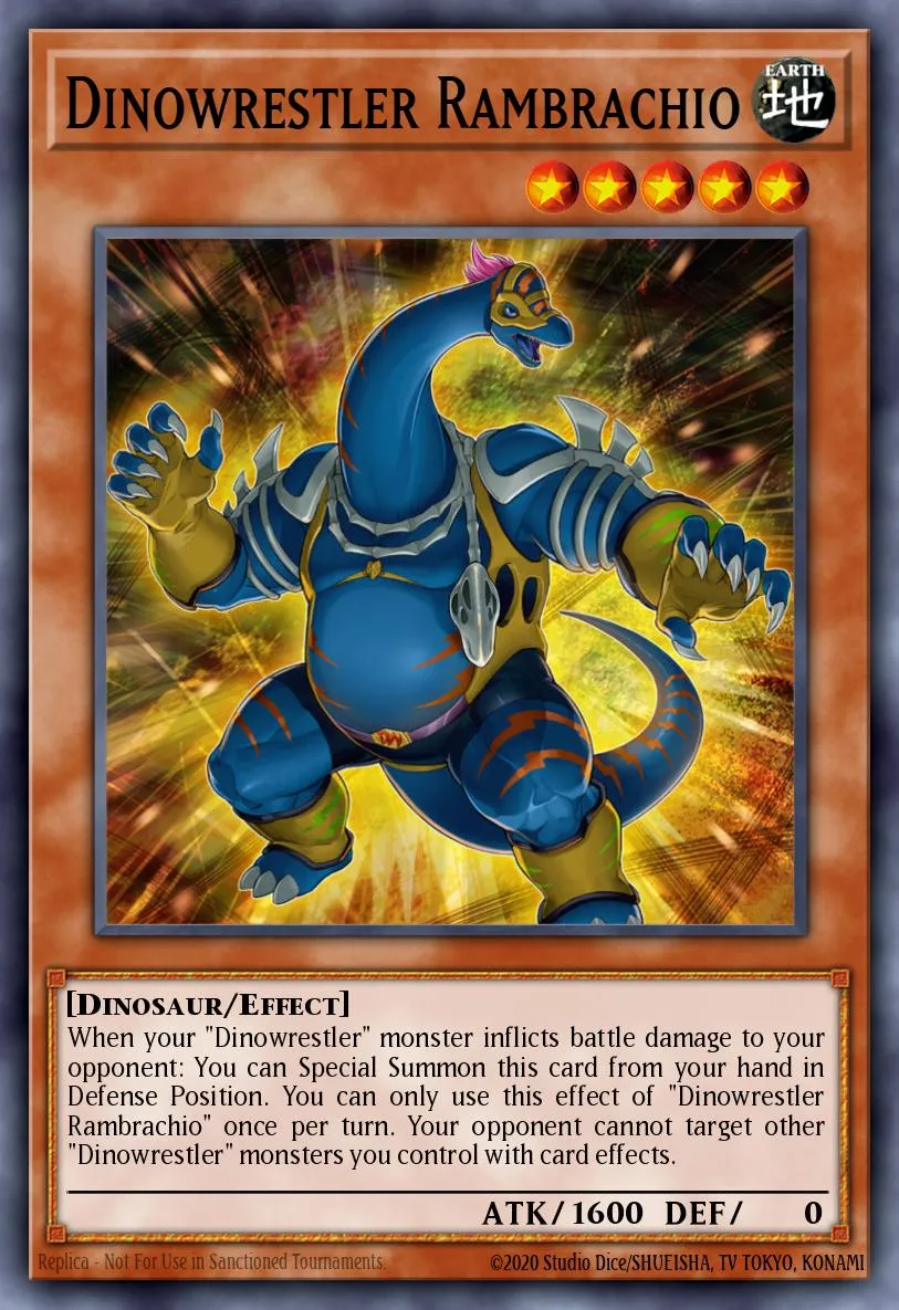 Dinowrestler Rambrachio · Rising Rampage Special Edition 61764082/4