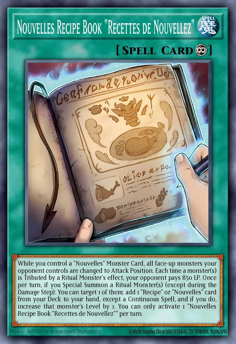 Nouvelles Recipe Book "Recettes de Nouvellez" · Yu-Gi-Oh (No Set) 61944066