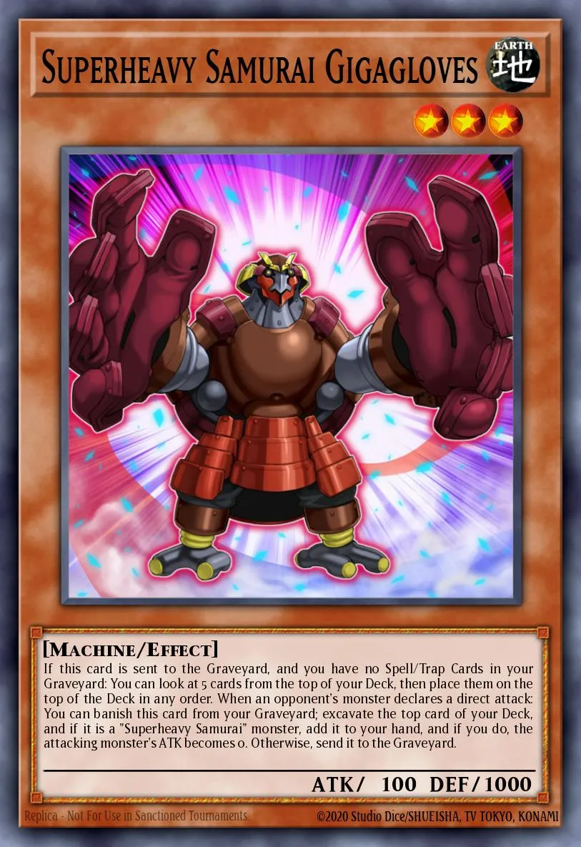 Superheavy Samurai Gigagloves · Crossed Souls: Advance Edition 62017867/4