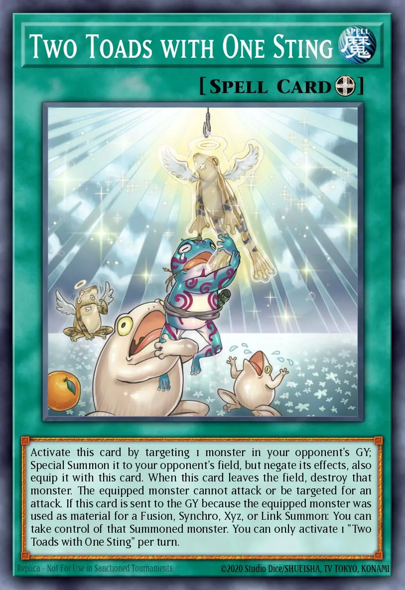 Two Toads with One Sting · Dawn of Majesty Premiere! promotional card 6203182/1