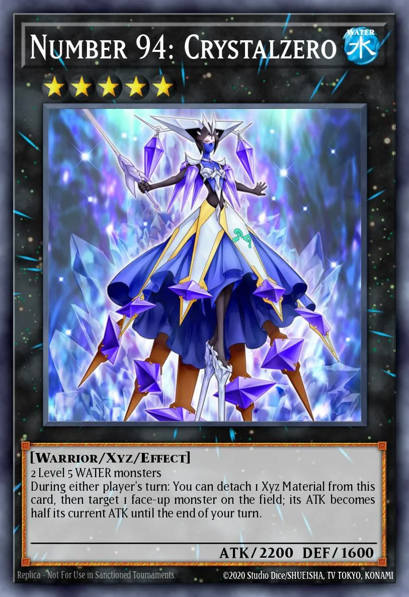 Number 94: Crystalzero · Duelist Saga 62070231/100