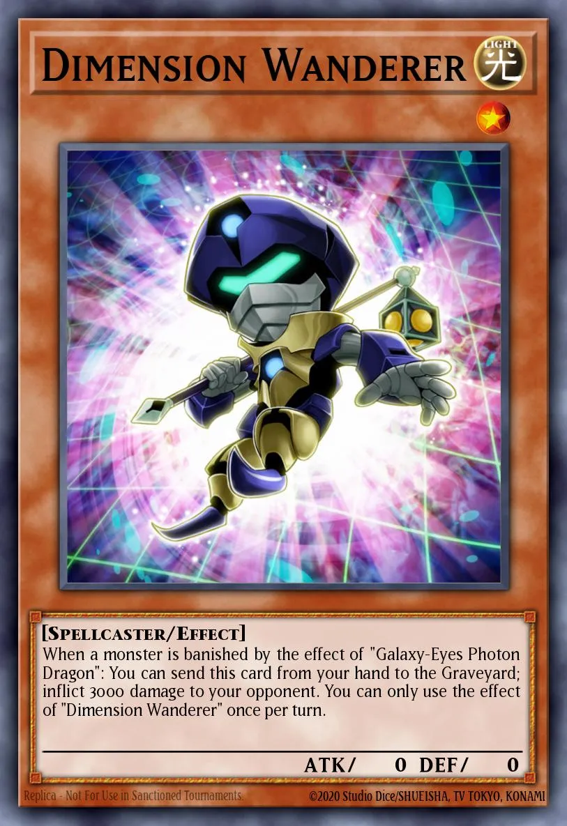 Dimension Wanderer · Zexal Collection Tin 62107612/24