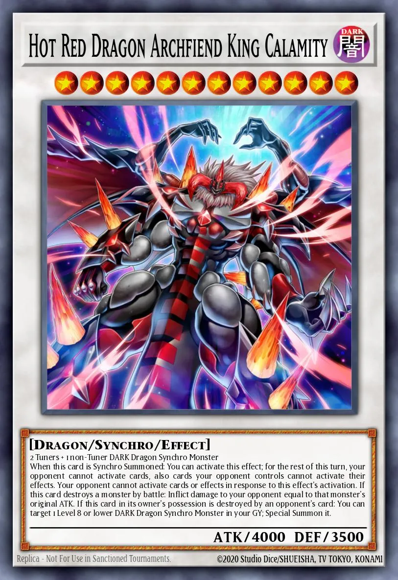 Hot Red Dragon Archfiend King Calamity · Shining Victories: Special Edition 62242678/4