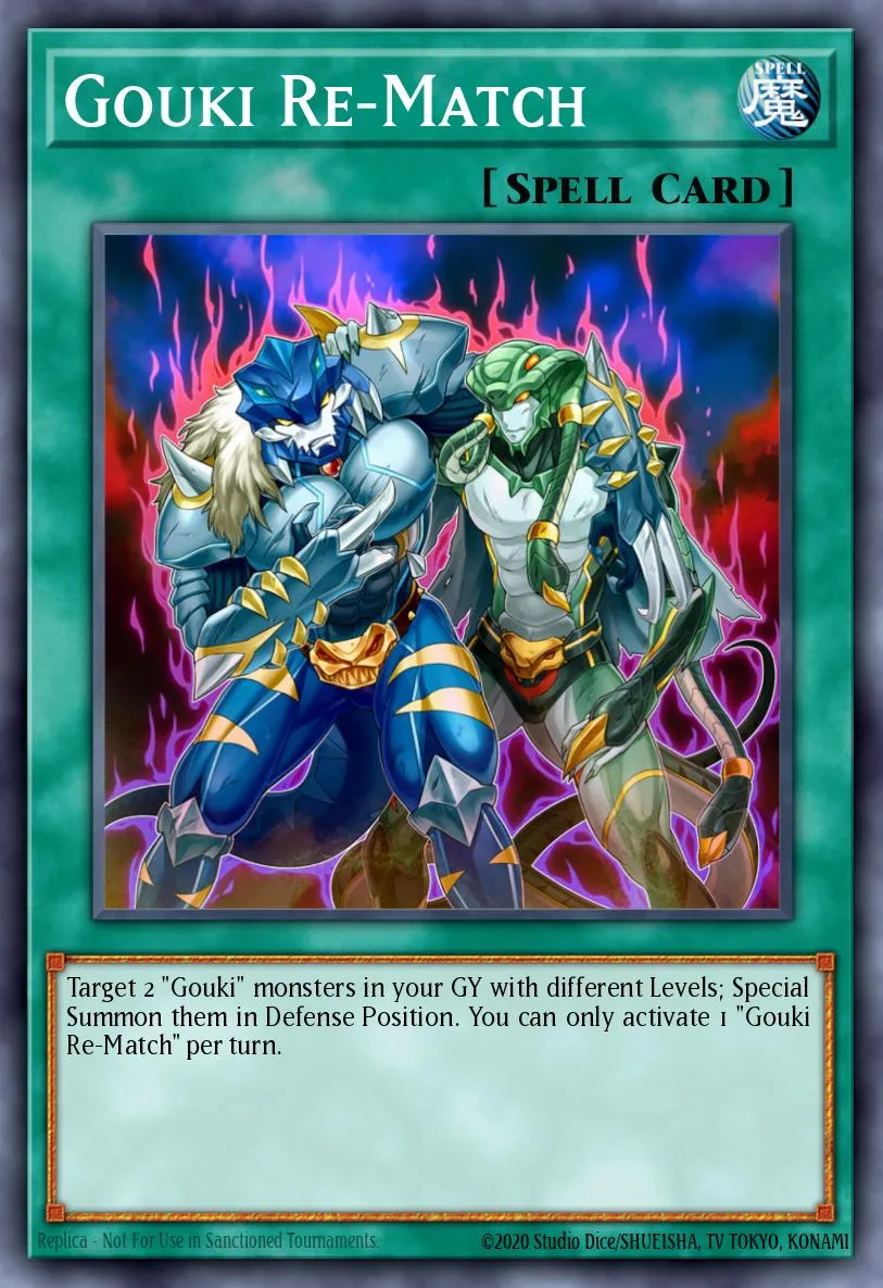 Gouki Re-Match · Code of the Duelist Special Edition 62376646/4