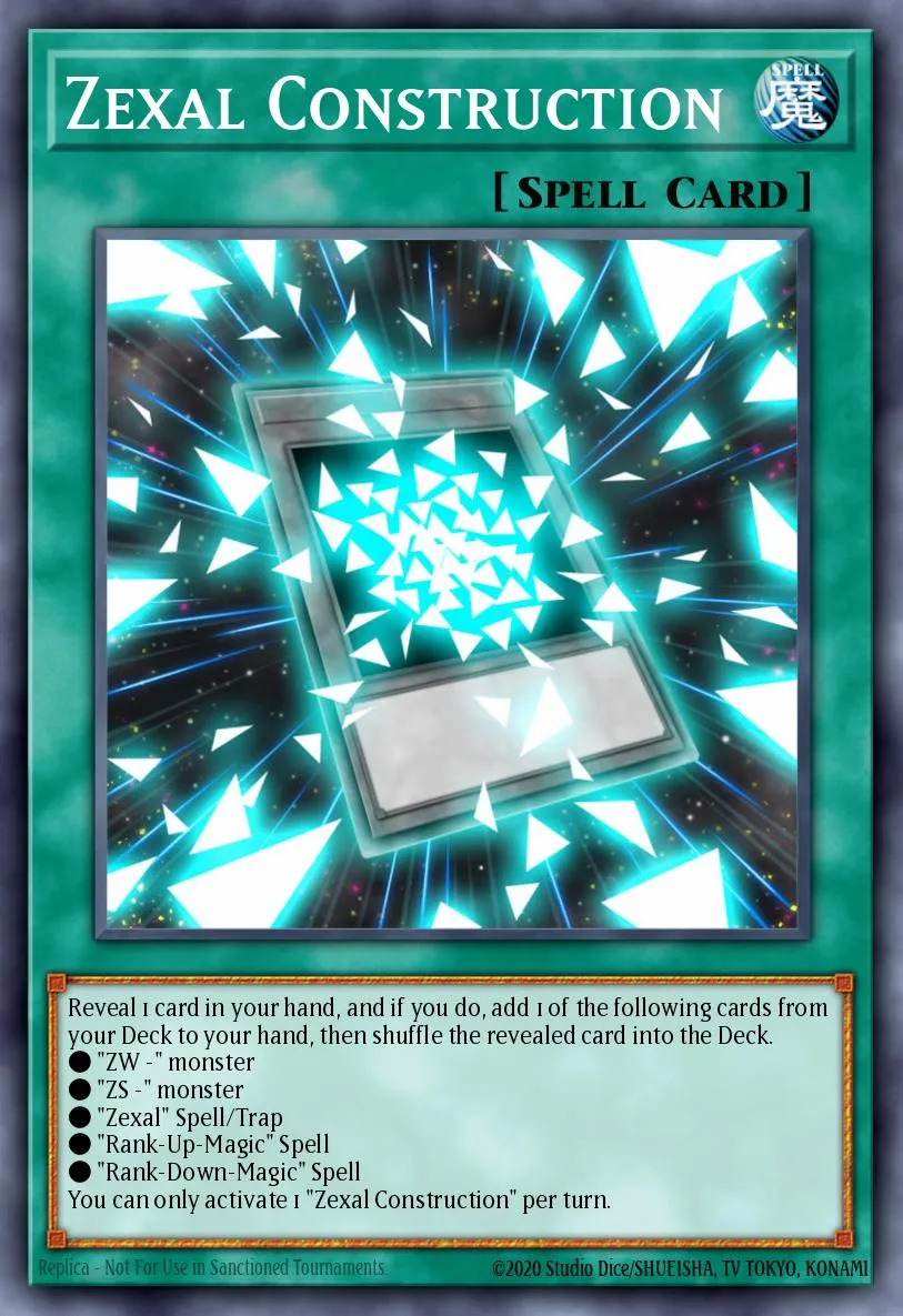 Zexal Construction · Lightning Overdrive Premiere! promotional card 62623659/1