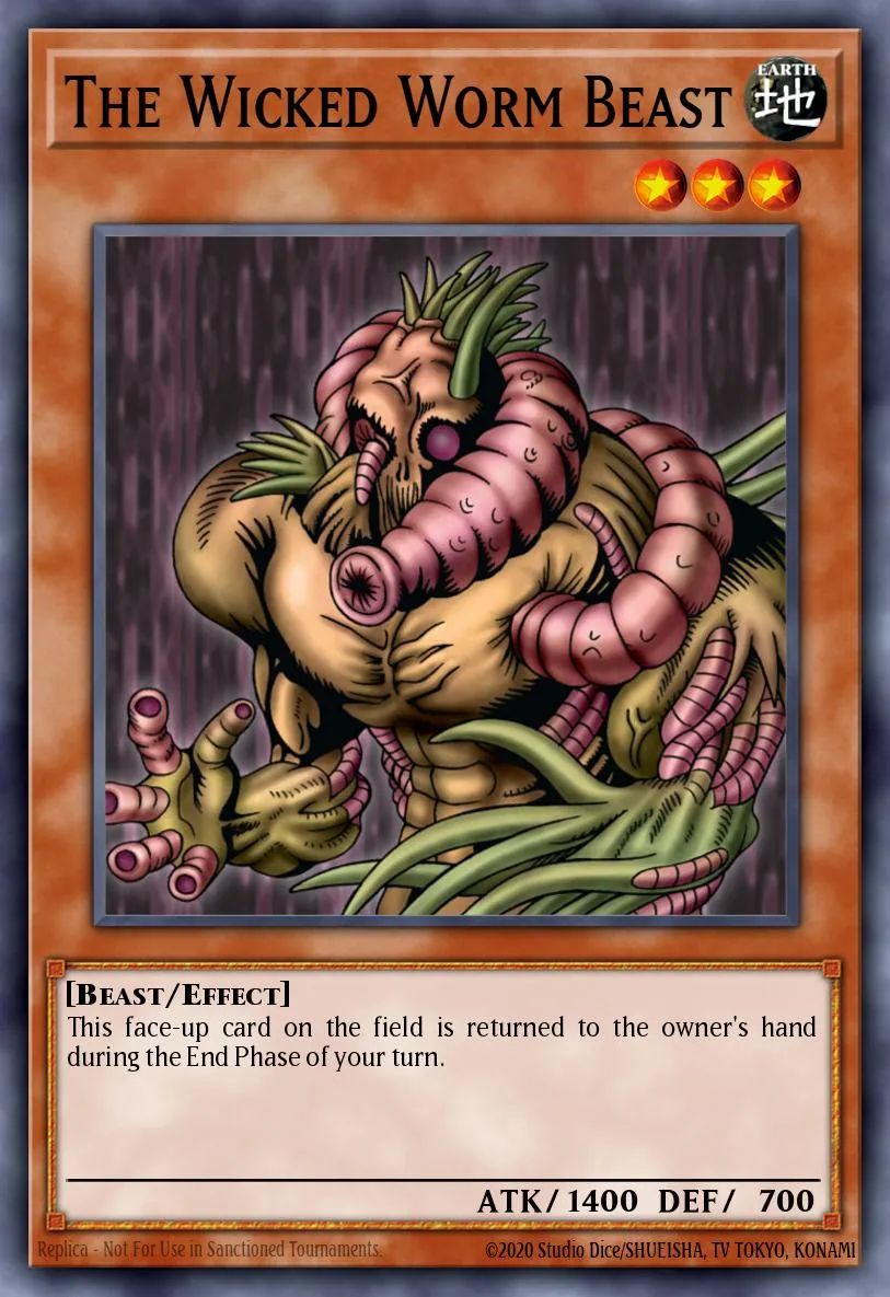 The Wicked Worm Beast · Starter Deck: Kaiba 6285791/96