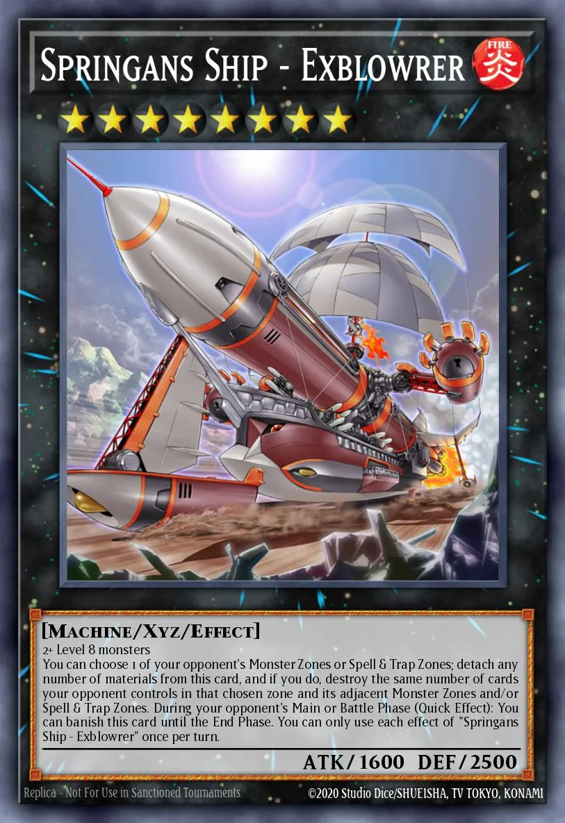 Springans Ship - Exblowrer · Blazing Vortex Premiere! promotional card 62941499/1