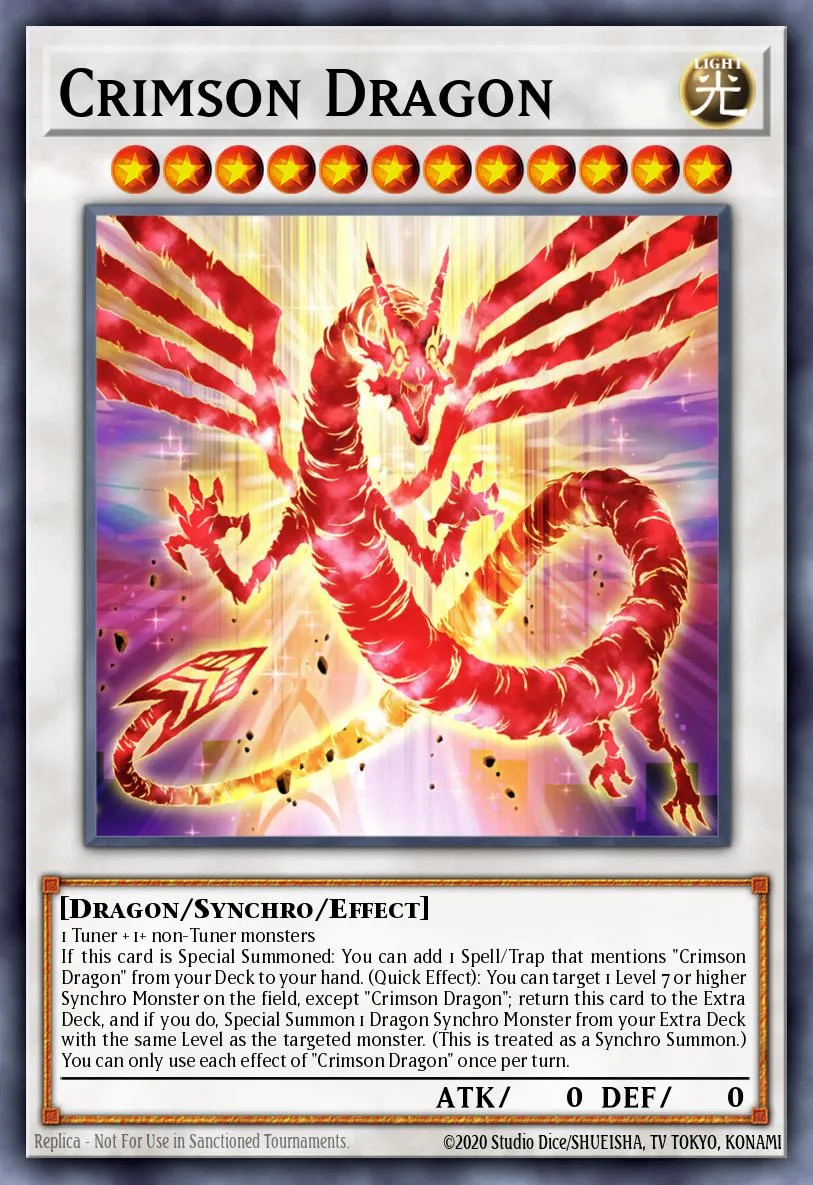 Crimson Dragon · Duelist Nexus 63436931/99