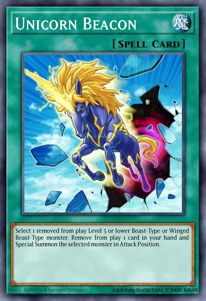 Unicorn Beacon · Duelist Revolution: Special Edition 63595262/2