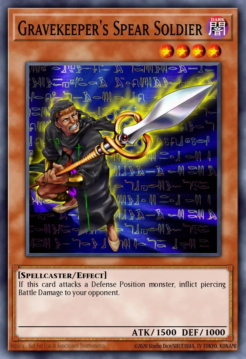 Gravekeeper's Spear Soldier · Pharaonic Guardian 63695531/108