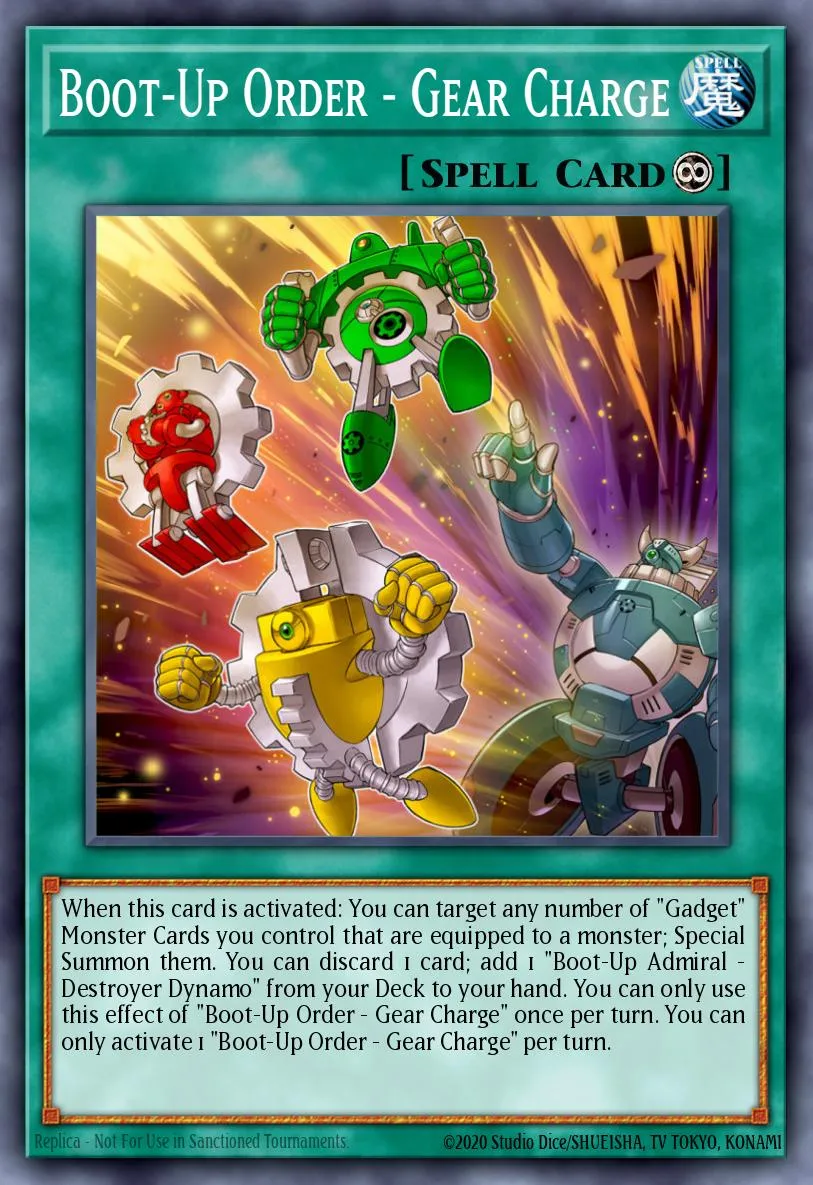 Boot-Up Order - Gear Charge · Fists of the Gadgets 63717421/60