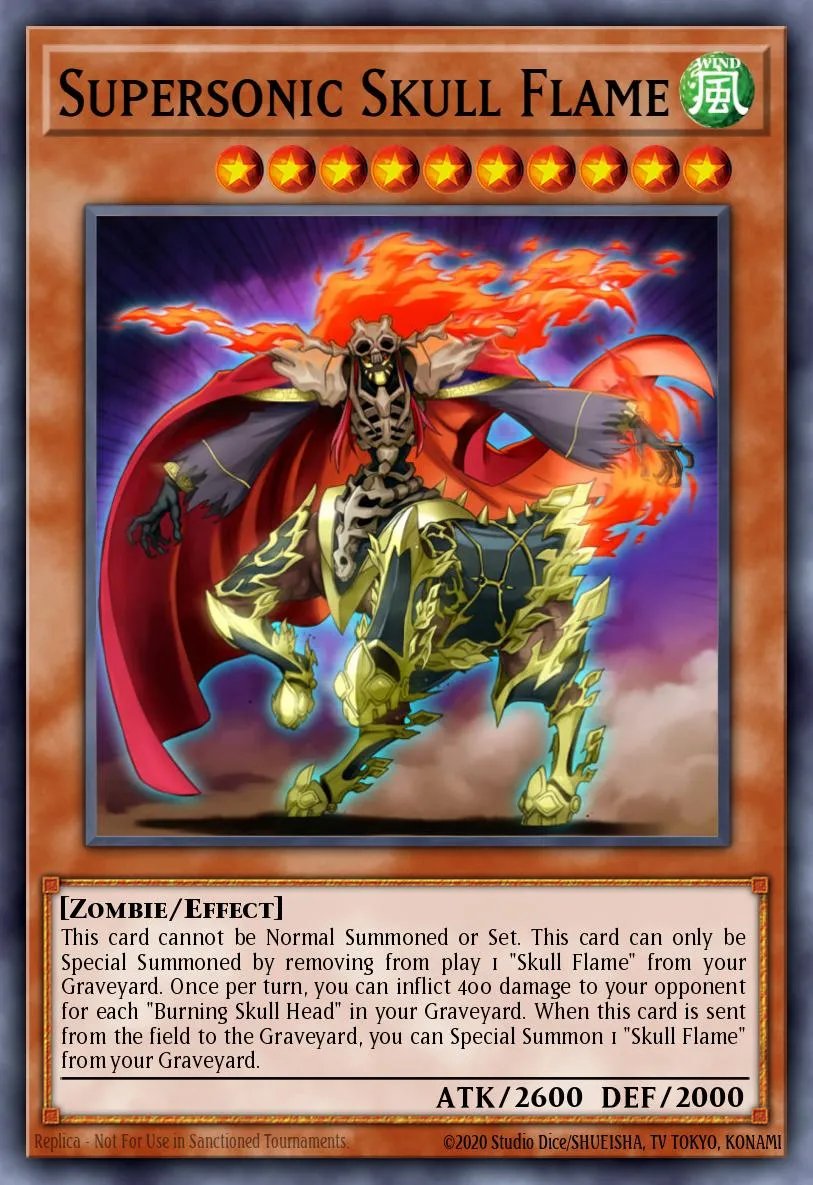 Supersonic Skull Flame · Yu-Gi-Oh! 5D's Wheelie Breakers Promotional Cards 63804806/3