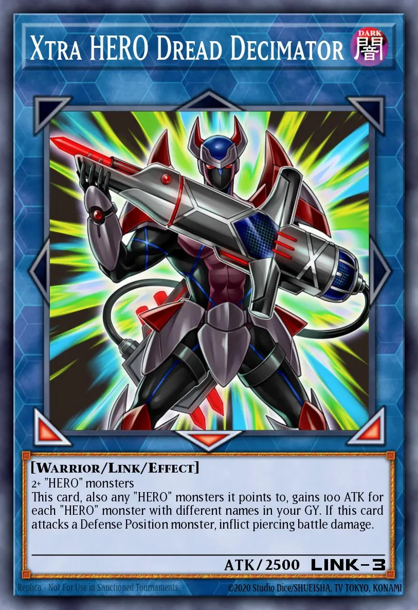 Xtra HERO Dread Decimator · Legendary Hero Decks 63813056/117