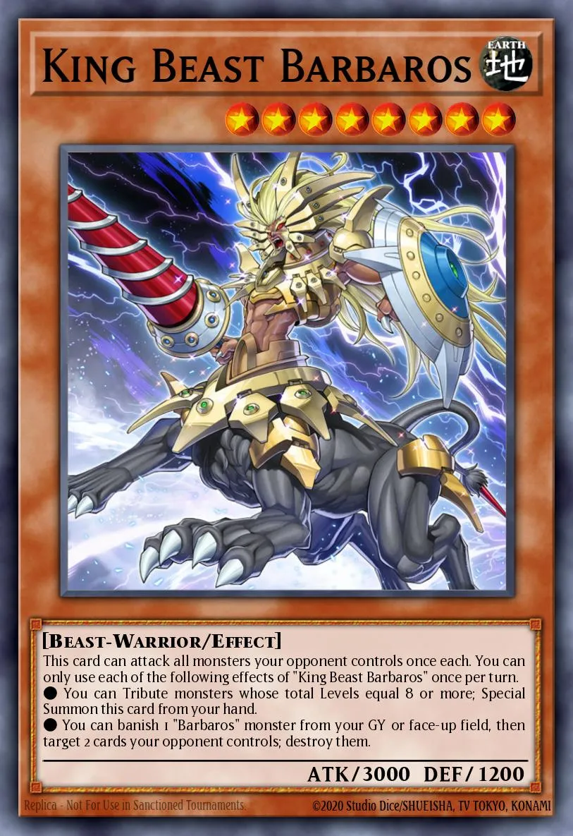King Beast Barbaros · Eternity Code Premiere! promotional card 63972571/1