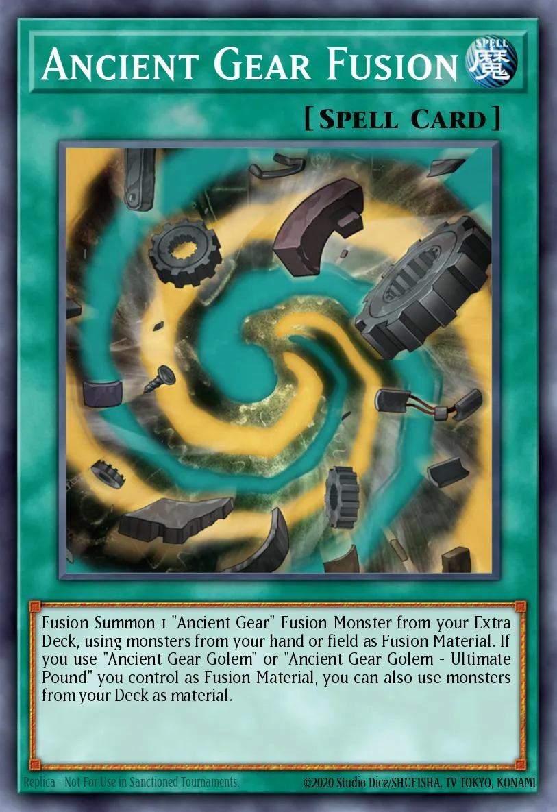 Ancient Gear Fusion · Legendary Duelists: Ancient Millennium 64061284/53