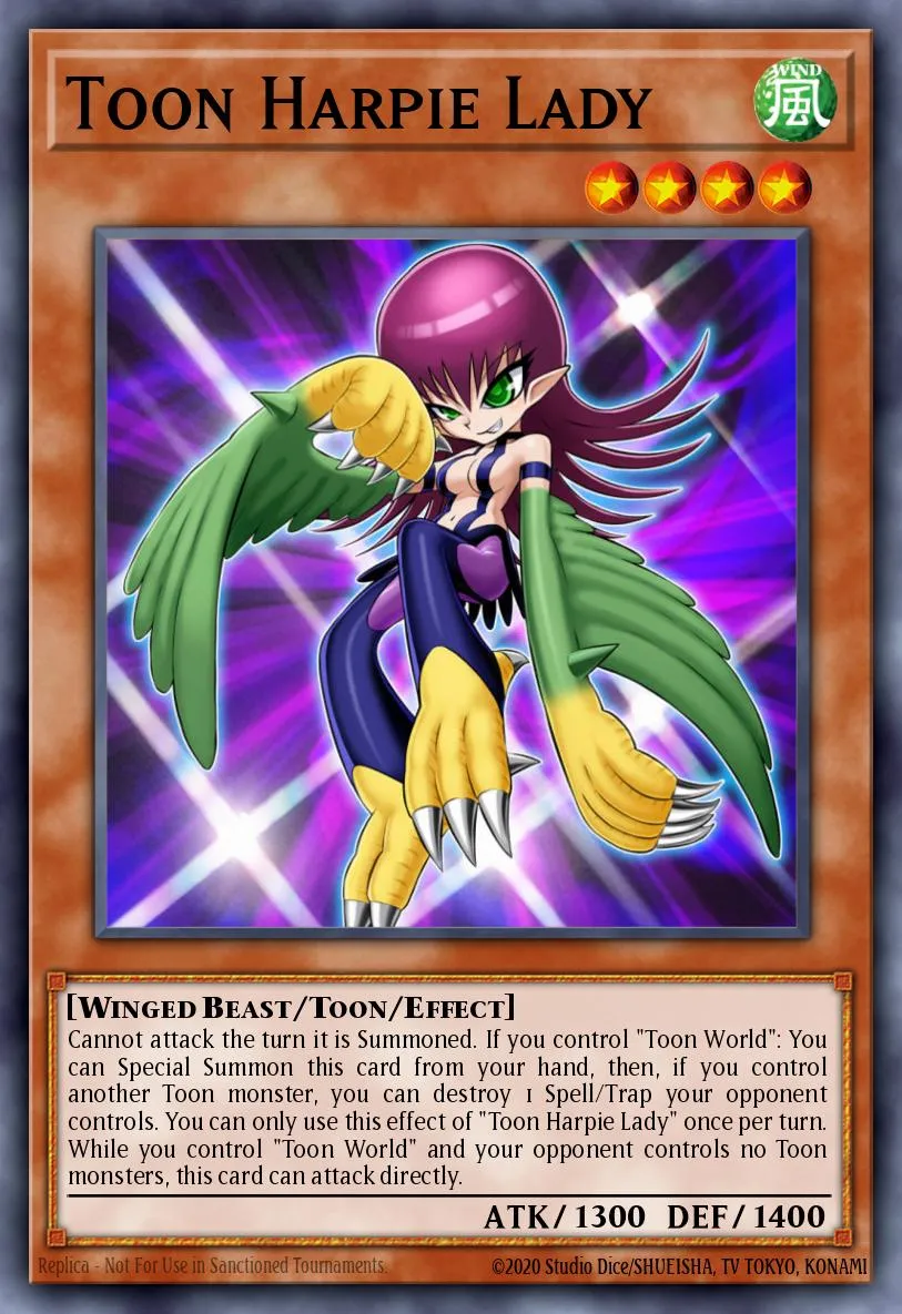 Toon Harpie Lady · Toon Chaos 64116319/60