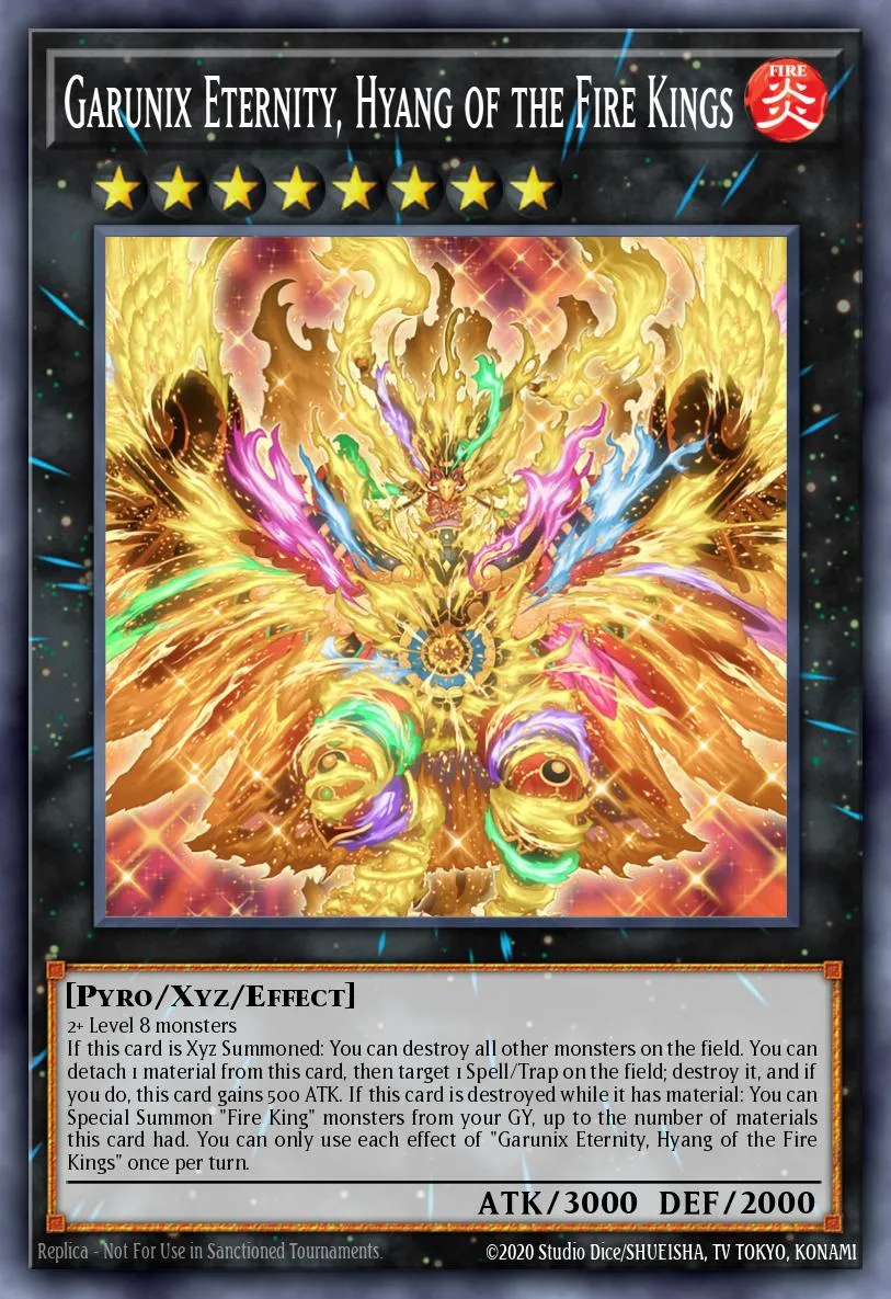 Garunix Eternity, Hyang of the Fire Kings · Structure Deck: Fire Kings 64182380/48
