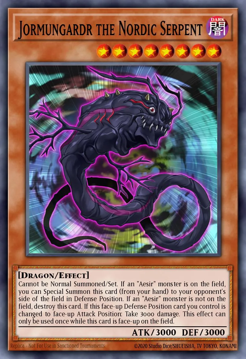 Jormungardr the Nordic Serpent · Legendary Collection 5D's 64203620/5