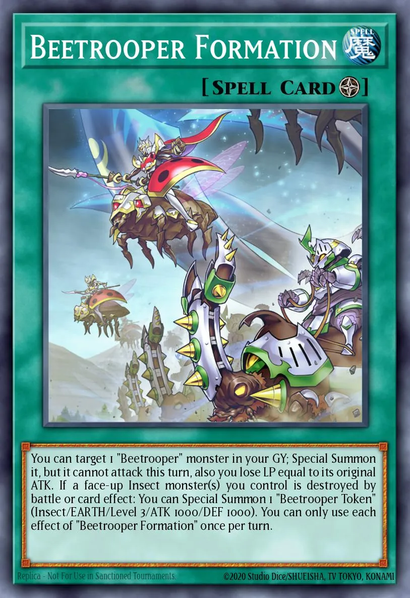 Beetrooper Formation · Dawn of Majesty Premiere! promotional card 64213017/1
