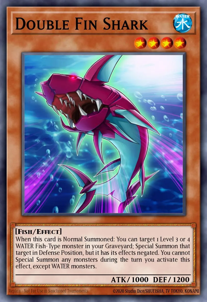 Double Fin Shark · Duelist Saga 64319467/100