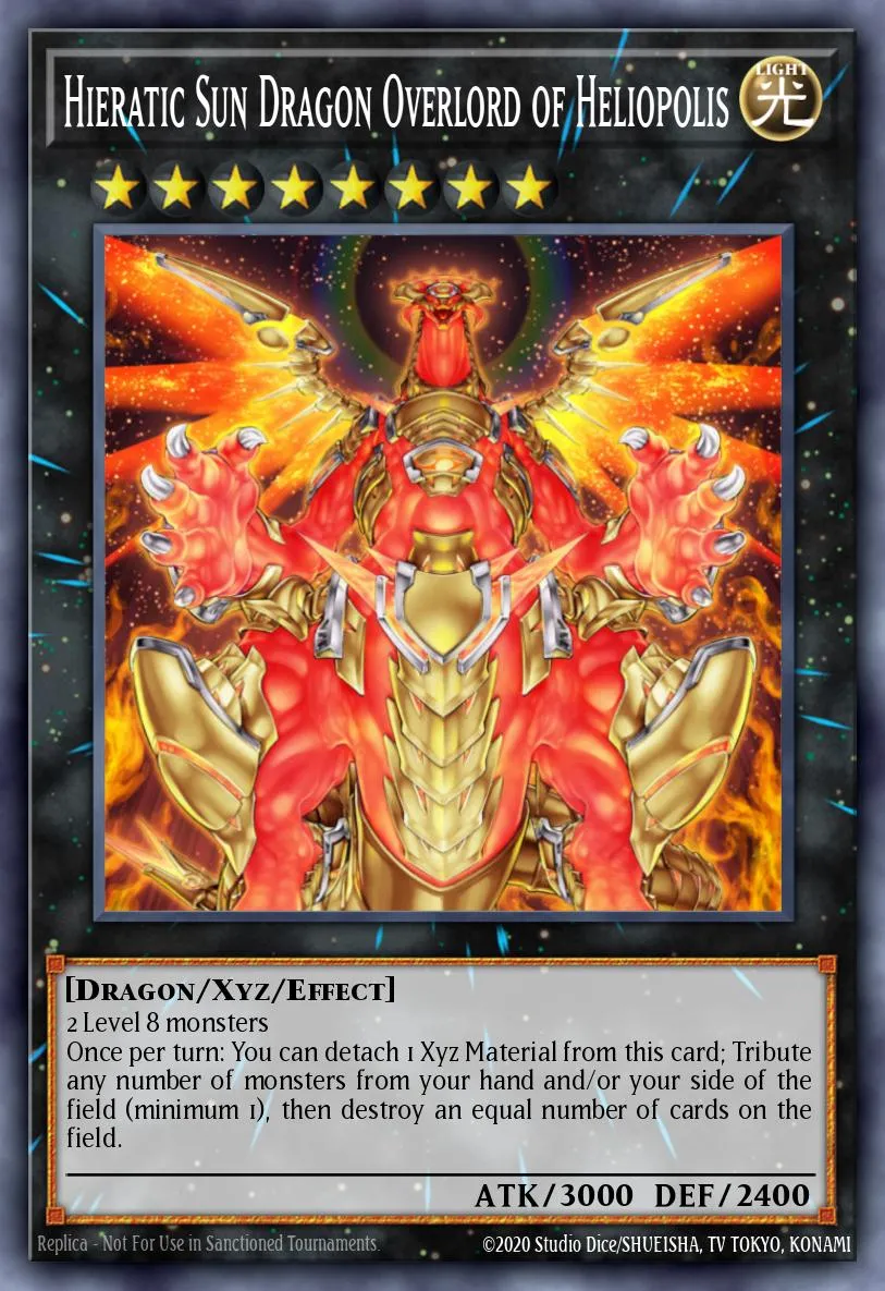 Hieratic Sun Dragon Overlord of Heliopolis · Galactic Overlord Sneak Peek Participation Card 64332231/1