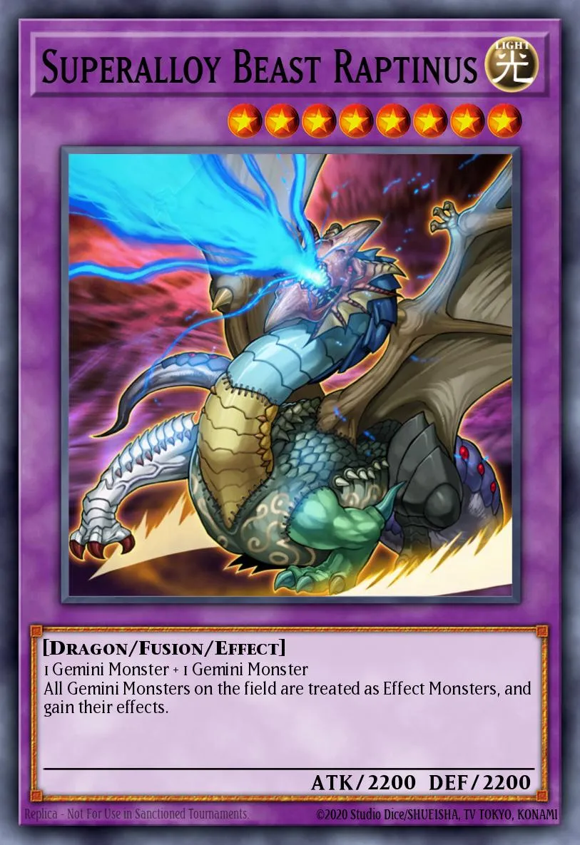 Superalloy Beast Raptinus · Gladiator's Assault: Special Edition 64463828/2