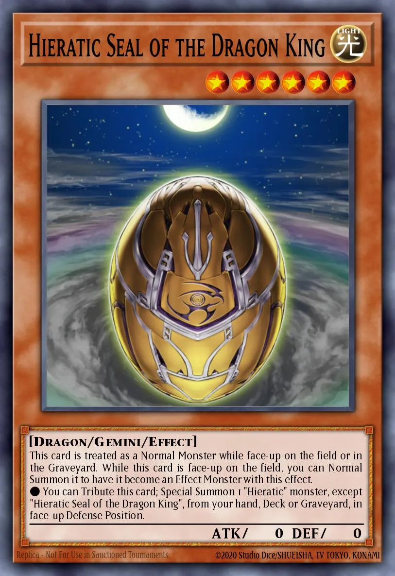 Hieratic Seal of the Dragon King · Galactic Overlord Sneak Peek Participation Card 64514622/1