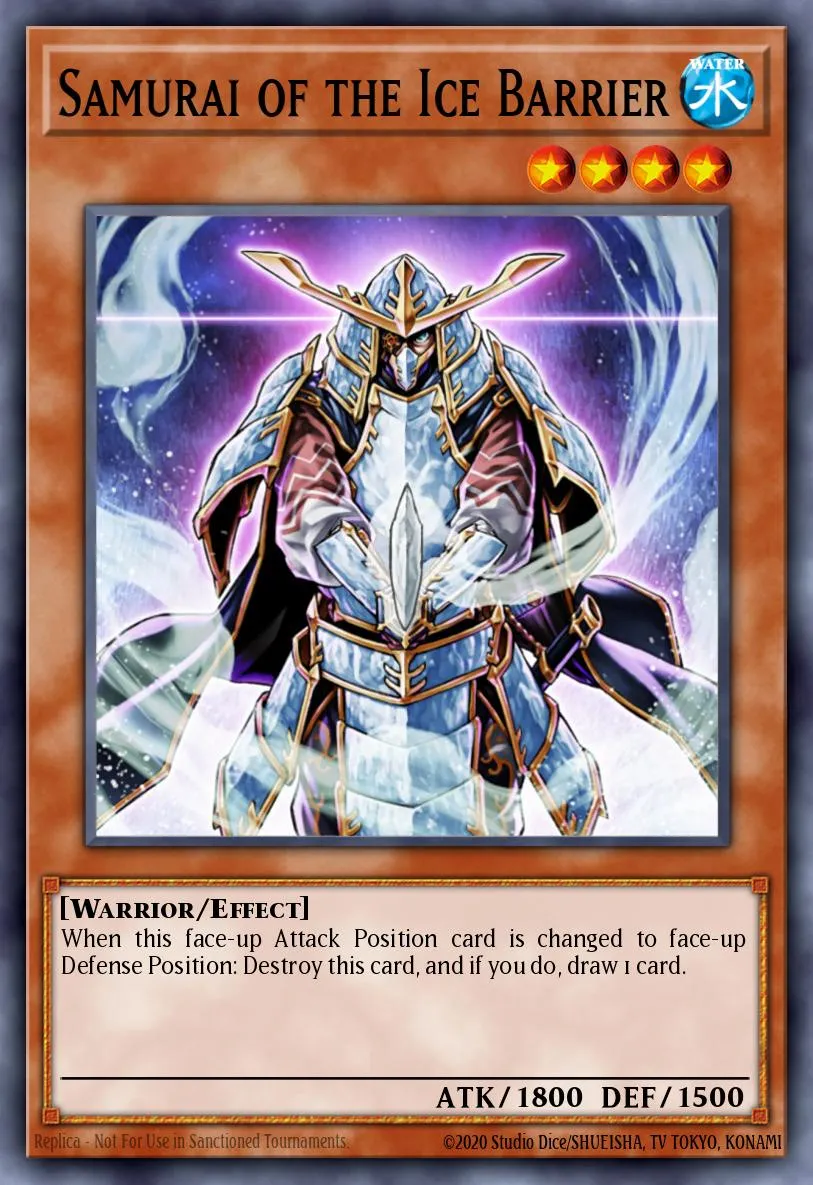 Samurai of the Ice Barrier · Duel Terminal 3 64926005/100