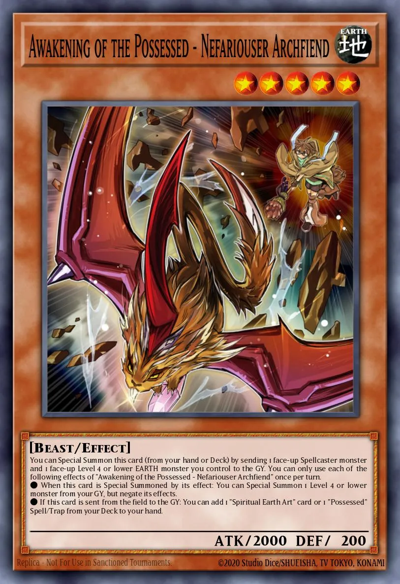 Awakening of the Possessed - Nefariouser Archfiend · Structure Deck: Spirit Charmers 65268179/41