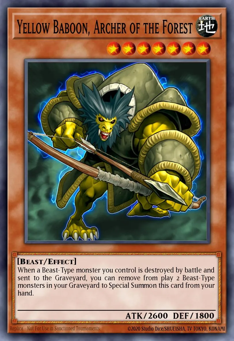 Yellow Baboon, Archer of the Forest · Stardust Overdrive: Special Edition 65303664/2