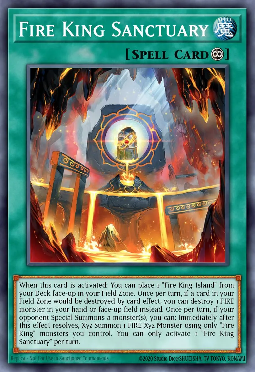 Fire King Sanctuary · Structure Deck: Fire Kings 65305978/48