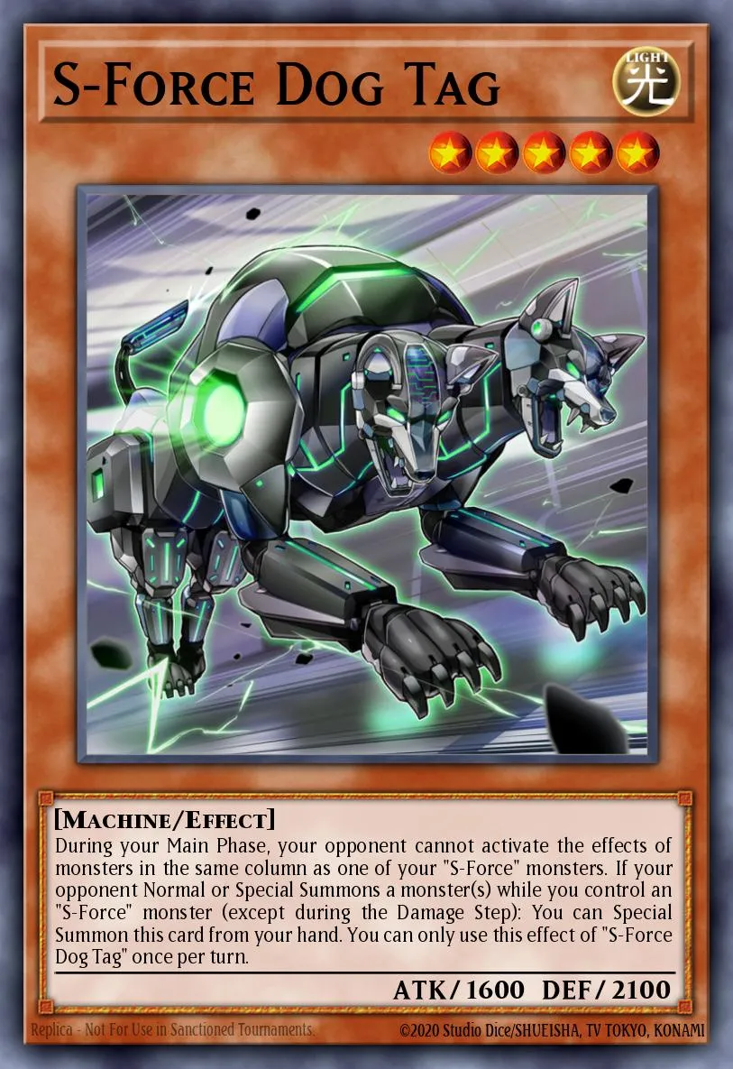 S-Force Dog Tag · Lightning Overdrive Premiere! promotional card 65479980/1