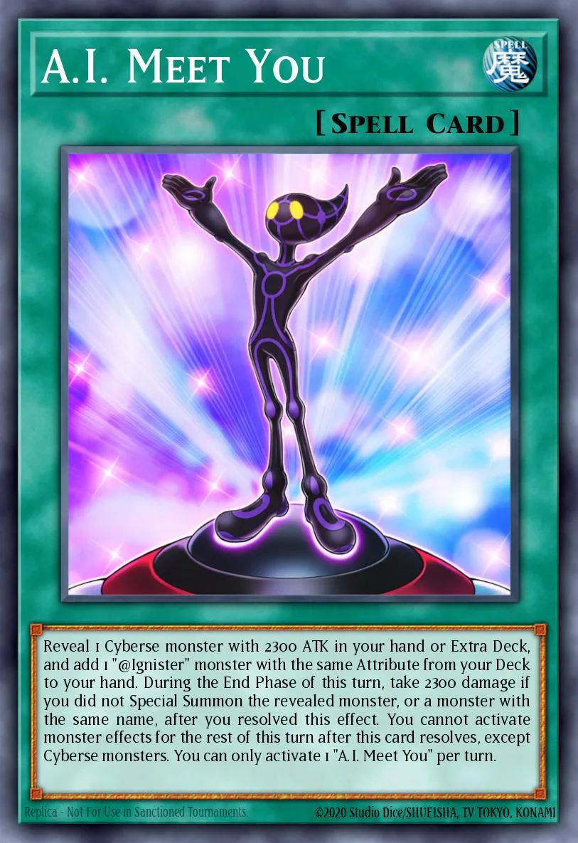 A.I. Meet You · Lightning Overdrive Premiere! promotional card 6552971/1