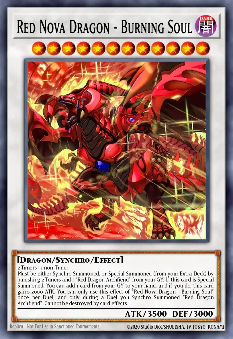 Red Nova Dragon - Burning Soul · Yu-Gi-Oh (No Set) 65541655