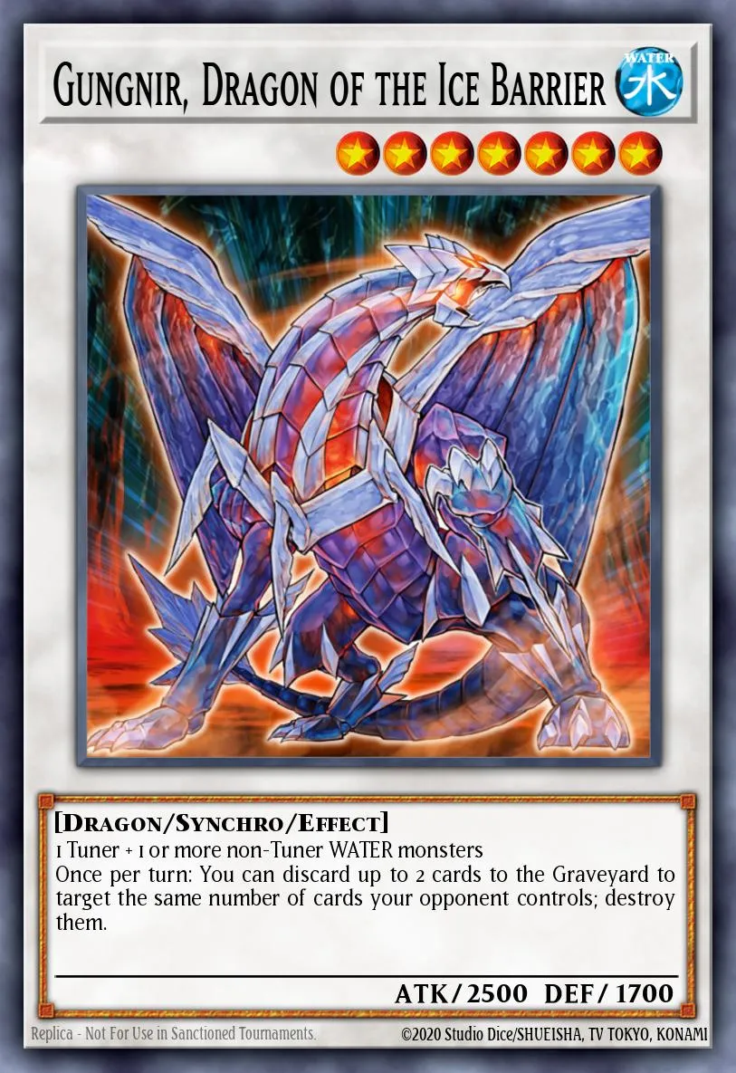 Gungnir, Dragon of the Ice Barrier · Duel Terminal 3 65749035/100