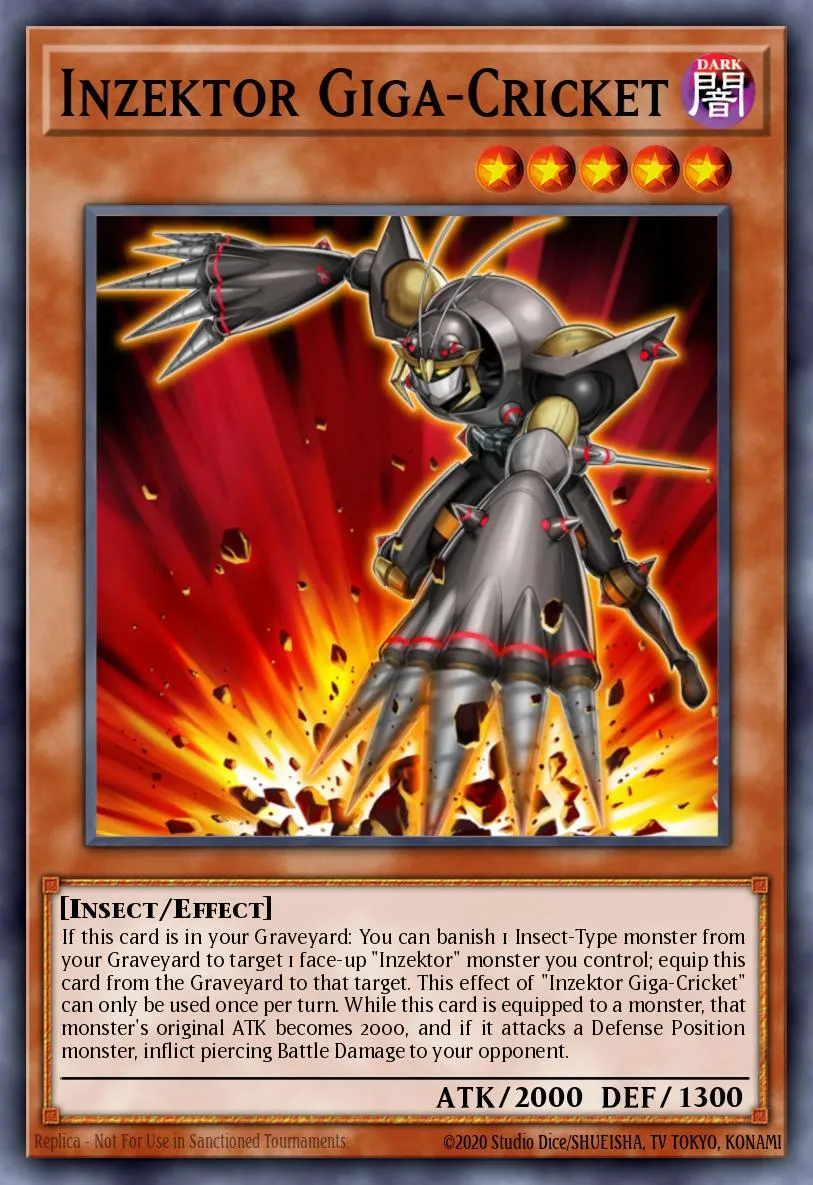 Inzektor Giga-Cricket · Galactic Overlord Sneak Peek Participation Card 65844845/1