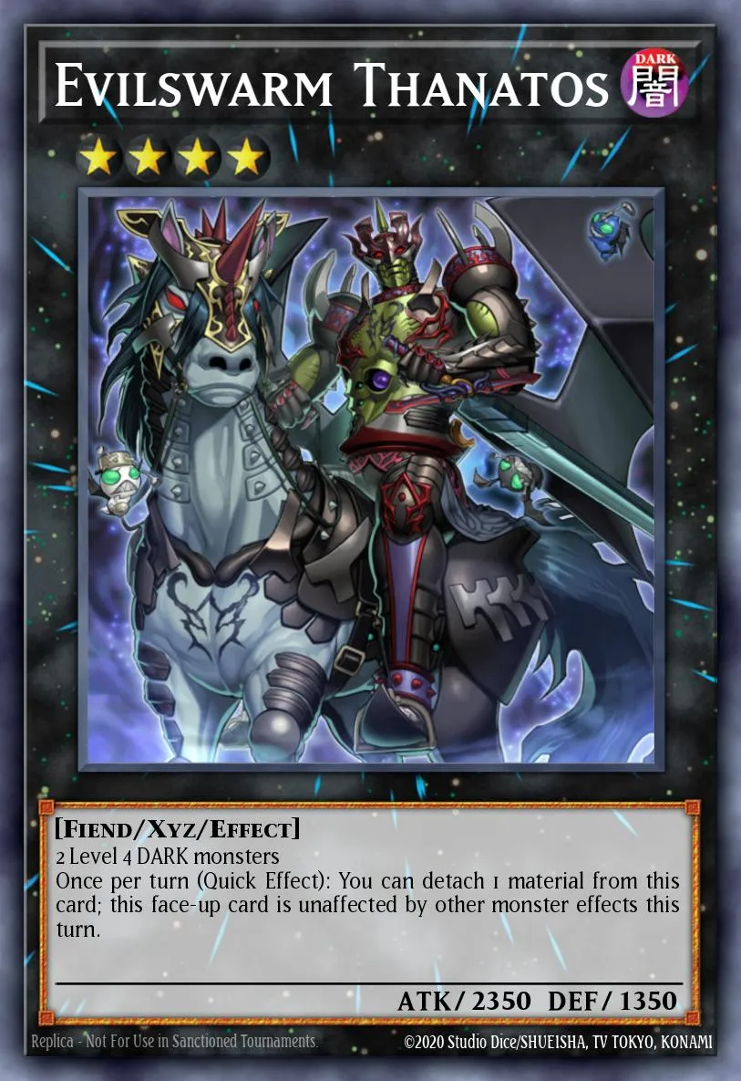 Evilswarm Thanatos · Duel Terminal 7b 65884091/49