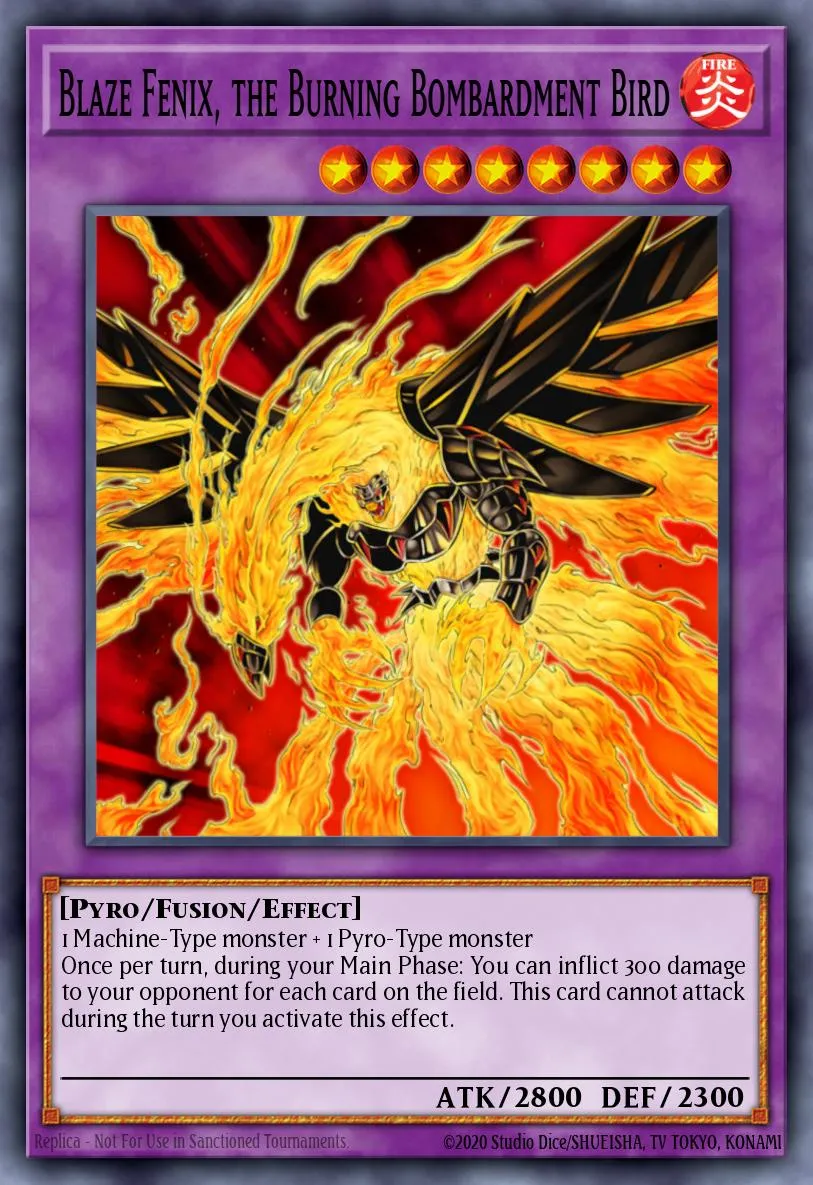 Blaze Fenix, the Burning Bombardment Bird · Premium Collection Tin 6602300/25