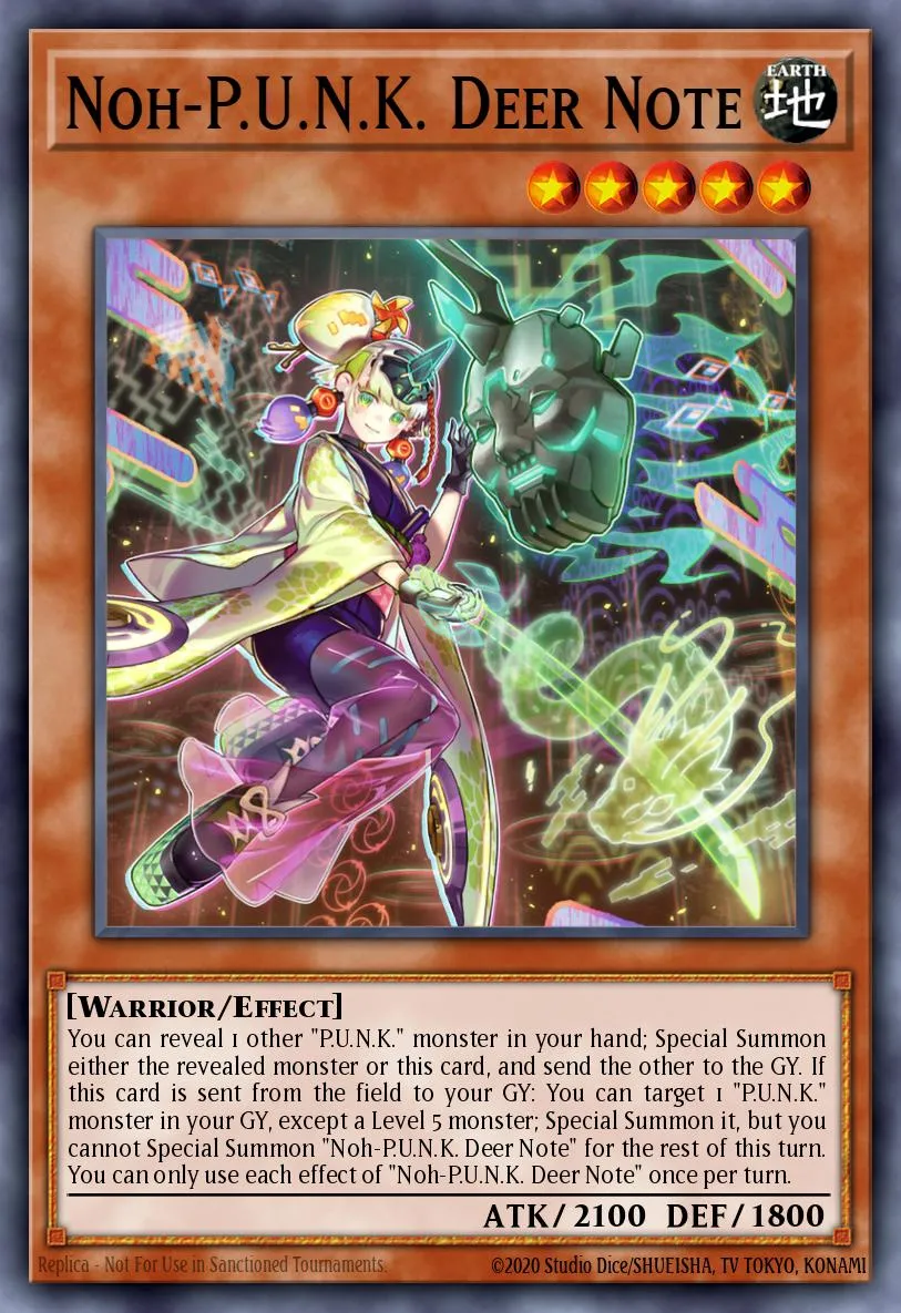 Noh-P.U.N.K. Deer Note · Dimension Force 6609736/101
