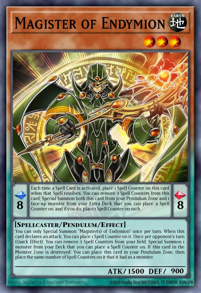 Magister of Endymion · Structure Deck: Order of the Spellcasters 66104644/41
