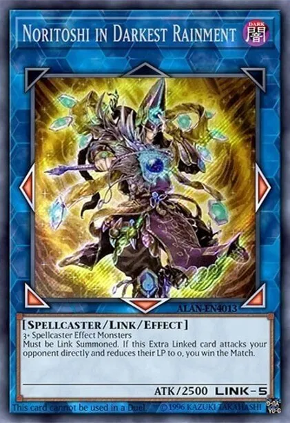 Noritoshi in Darkest Rainment · Yu-Gi-Oh! World Championship 2018 prize cards 662854/2