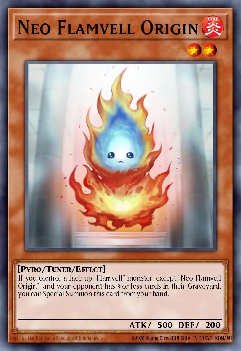Neo Flamvell Origin · Duel Terminal 4 66378485/100