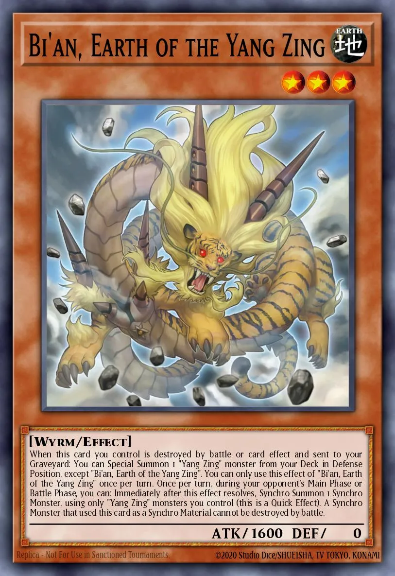Bi'an, Earth of the Yang Zing · Duelist Alliance: Deluxe Edition 66500065/7