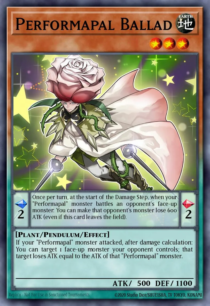 Performapal Ballad · Duelist Pack: Dimensional Guardians 66768175/45